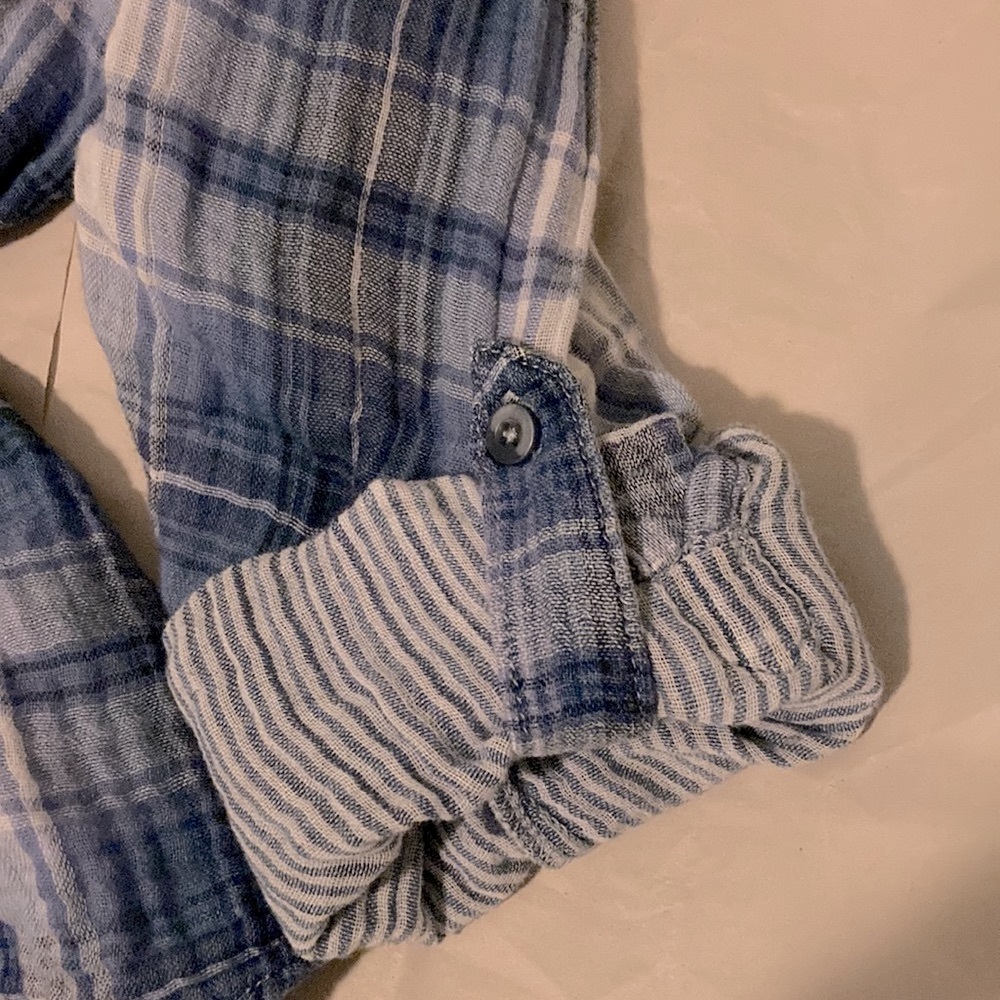 Cloth & stone cotton plaid shirt - Picture 8 of 9
